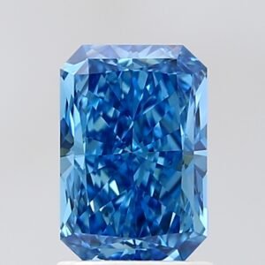 1.50 ct Radiant BLUE VS1 IGI Certified Lab Grown Diamond