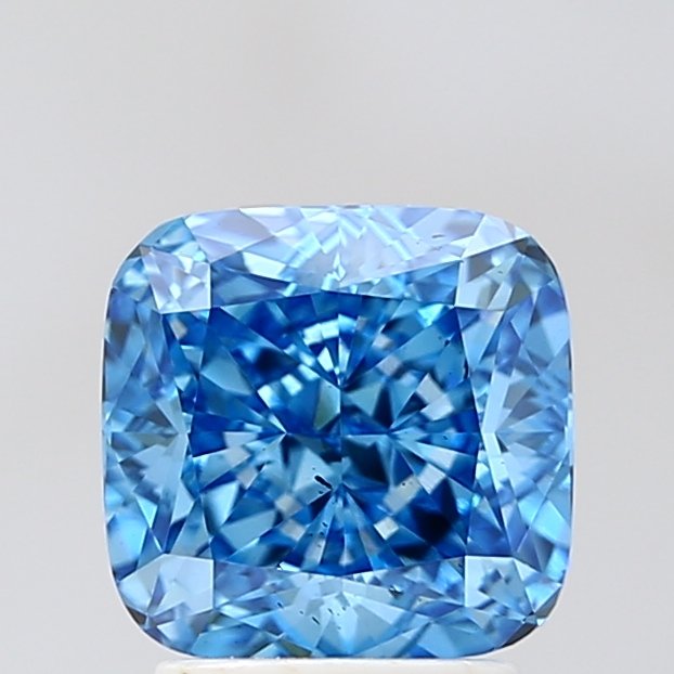 2.55 ct Cushion BLUE VS2 IGI Certified Lab Grown Diamond