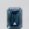 3.05 ct Emerald BLUE VS2 IGI Certified Lab Grown Diamond