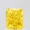 0.67 ct Radiant YELLOW VVS2 IGI Certified Lab Grown Diamond