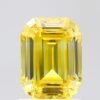 1.53 ct Emerald YELLOW VVS1 IGI Certified Lab Grown Diamond