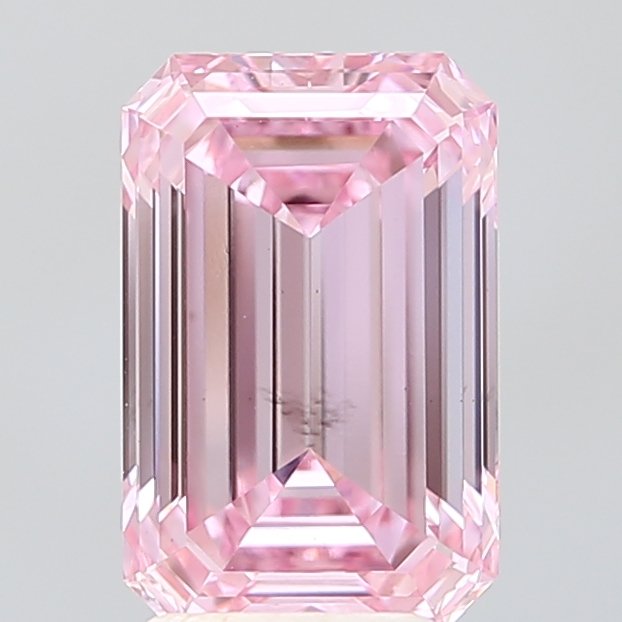 2.91 ct Emerald PINK VS1 IGI Certified Lab Grown Diamond