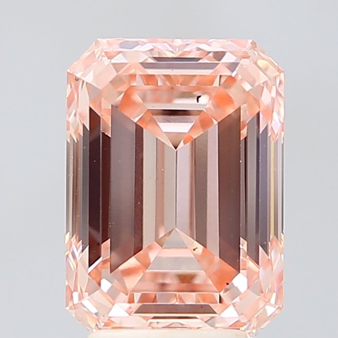 4.00 ct Emerald PINK VS2 IGI Certified Lab Grown Diamond