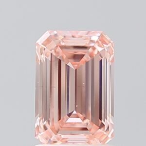1.52 ct Emerald PINK VS1 IGI Certified Lab Grown Diamond
