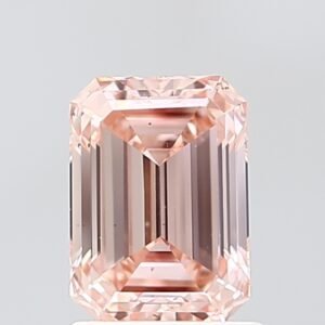 1.50 ct Emerald PINK VS2 IGI Certified Lab Grown Diamond