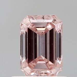 0.77 ct Emerald PINK VS2 IGI Certified Lab Grown Diamond
