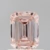 0.75 ct Emerald PINK VVS2 IGI Certified Lab Grown Diamond
