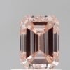 0.68 ct Emerald PINK VS2 IGI Certified Lab Grown Diamond