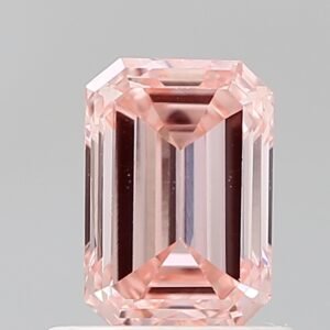 0.87 ct Emerald PINK VS1 IGI Certified Lab Grown Diamond