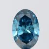 0.99 ct Oval BLUE VS2 IGI Certified Lab Grown Diamond