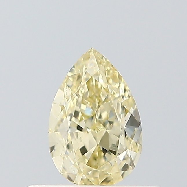 0.51 ct Pear YELLOW VVS2 IGI Certified Lab Grown Diamond