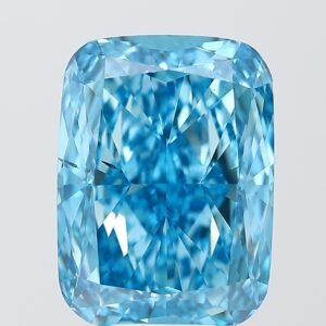 9.01 ct Cushion BLUE SI1 IGI Certified Lab Grown Diamond