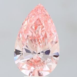 7.09 ct Pear PINK VS1 IGI Certified Lab Grown Diamond