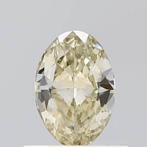 0.53 ct Oval YELLOW VVS2 IGI Certified Lab Grown Diamond