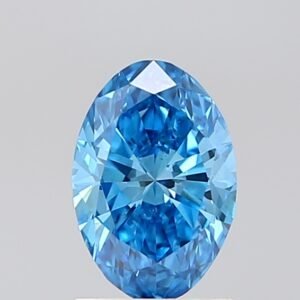 0.98 ct Oval BLUE VS2 IGI Certified Lab Grown Diamond