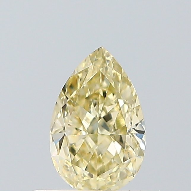 0.51 ct Pear YELLOW VVS2 IGI Certified Lab Grown Diamond