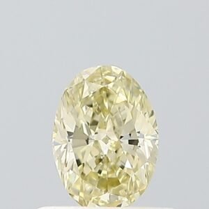 0.48 ct Oval YELLOW VVS2 IGI Certified Lab Grown Diamond