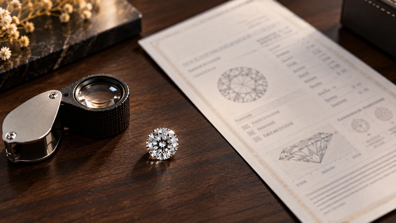 AI lab grown diamonds verified through certification rather than marketing claims alone