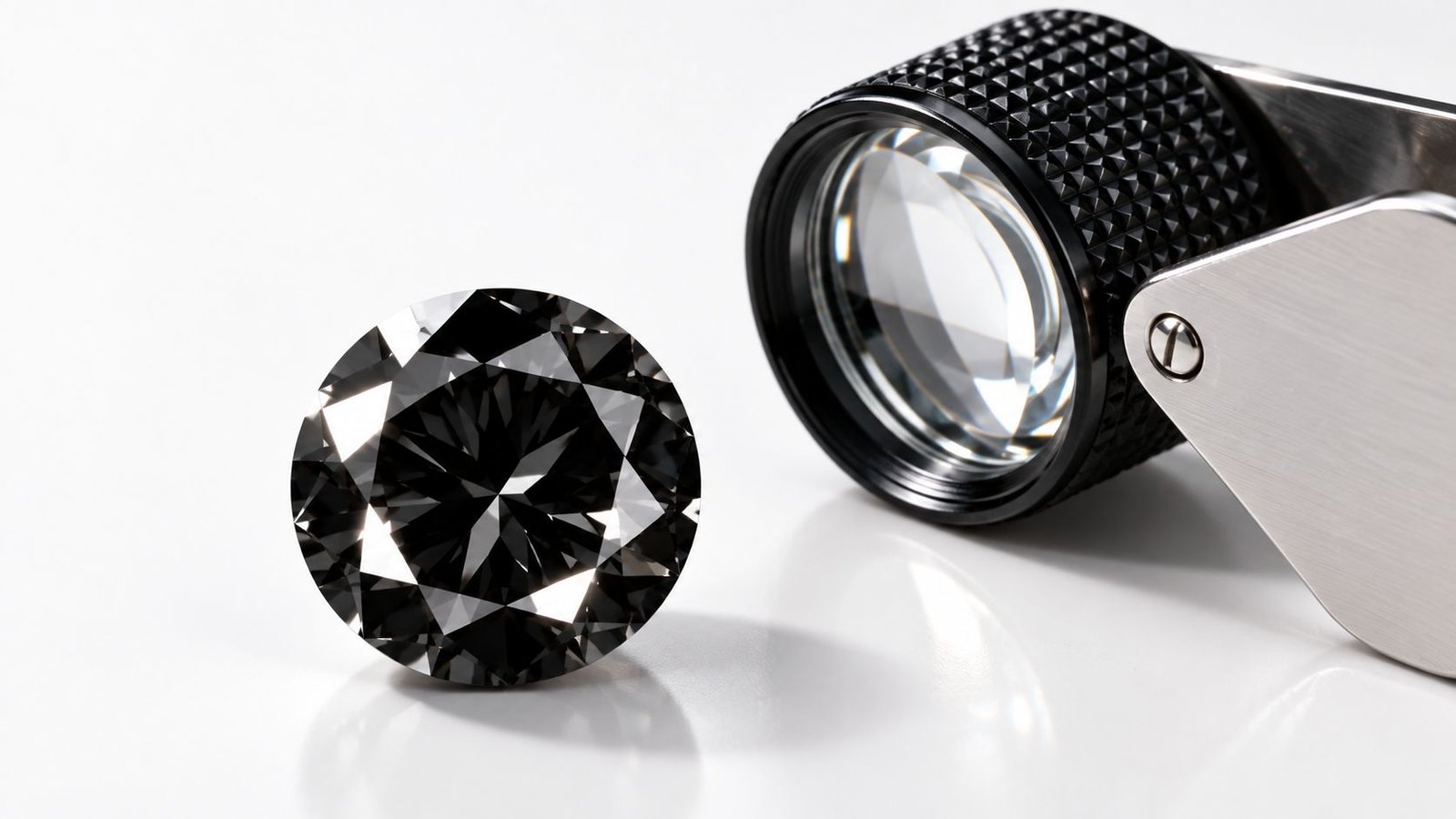 Black Lab Grown Diamonds surface finish and grading inspection