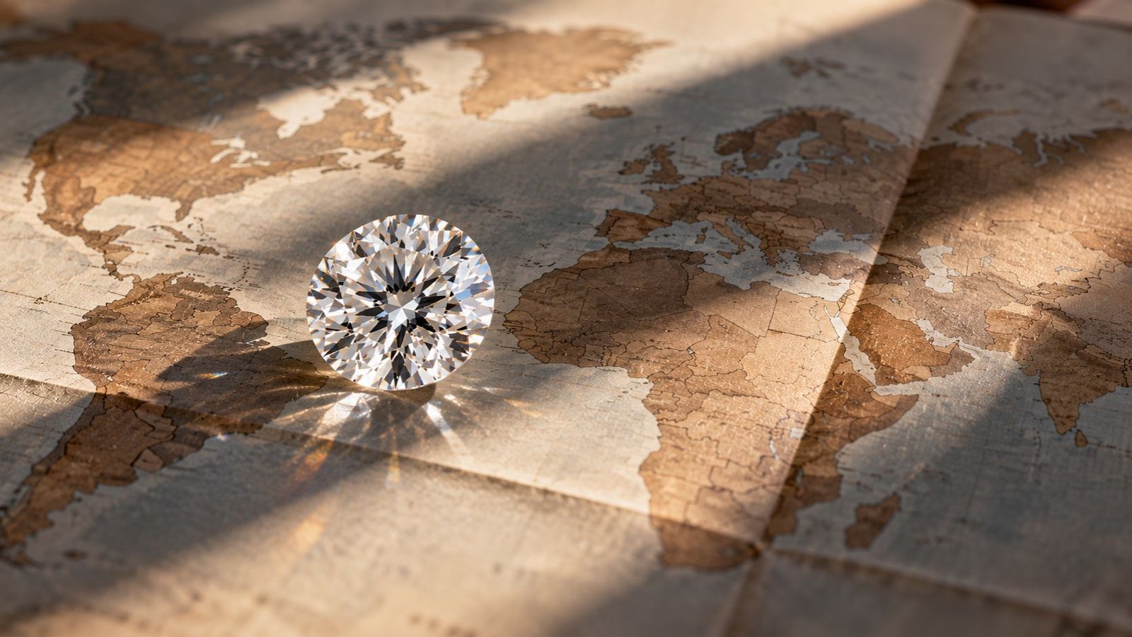Diamond on a folded map showing gaps in conflict-free diamonds certification coverage