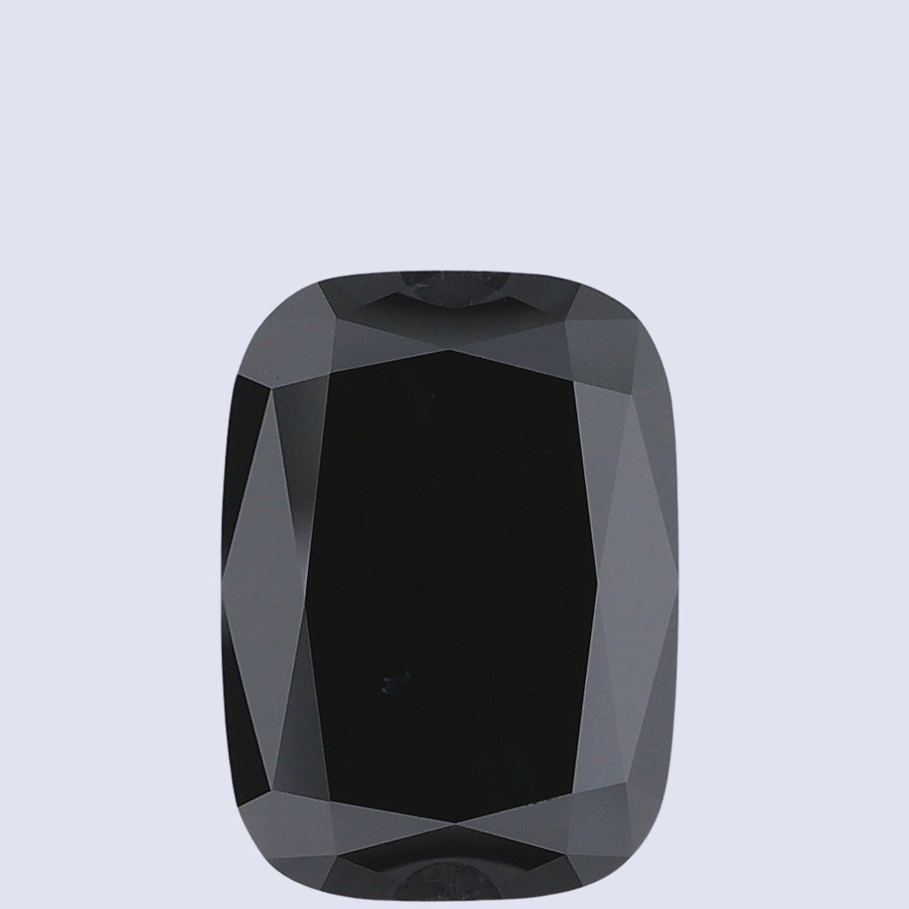 Cushion Black Lab Grown Diamond – Fancy Black Color | Mira Art Collection