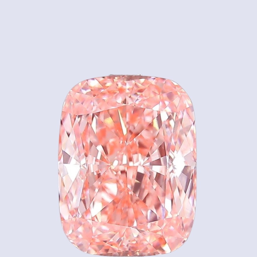 Cushion Pink Lab Grown Diamond – Fancy Pink Color | Mira Art Collection