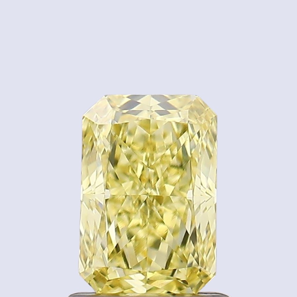 Cushion Yellow Lab Grown Diamond – Fancy Yellow Color | Mira Art Collection