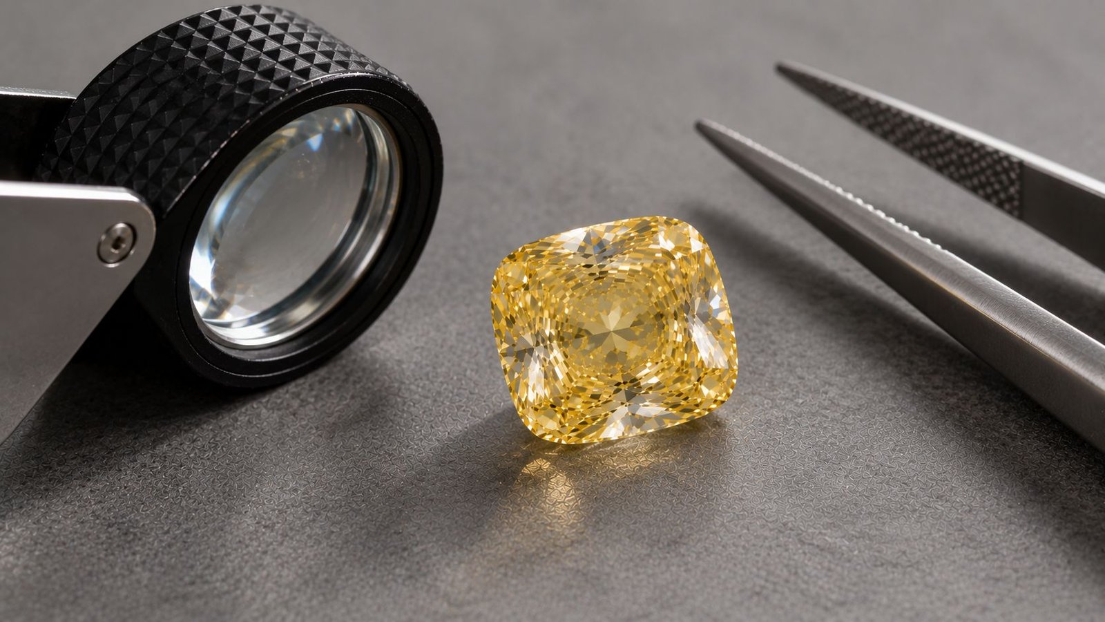 Evaluating Diamond Fluorescence Colors during a gemological grading review