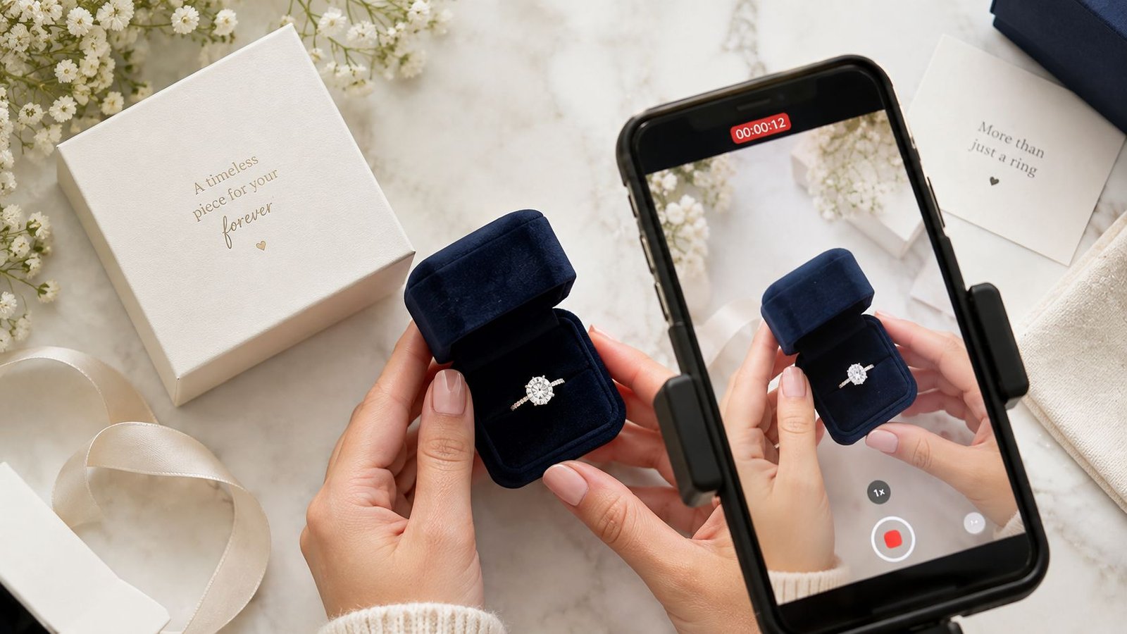 Diamond unboxing content shaping pop culture diamonds on social media