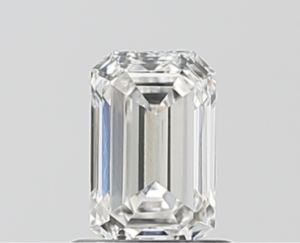 1.09 carat Emerald cut lab grown diamond, PINK color, VS2 clarity. IGI Certified