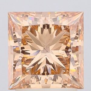 3.01 ct Princess PINK VS2 IGI Certified Lab Grown Diamond