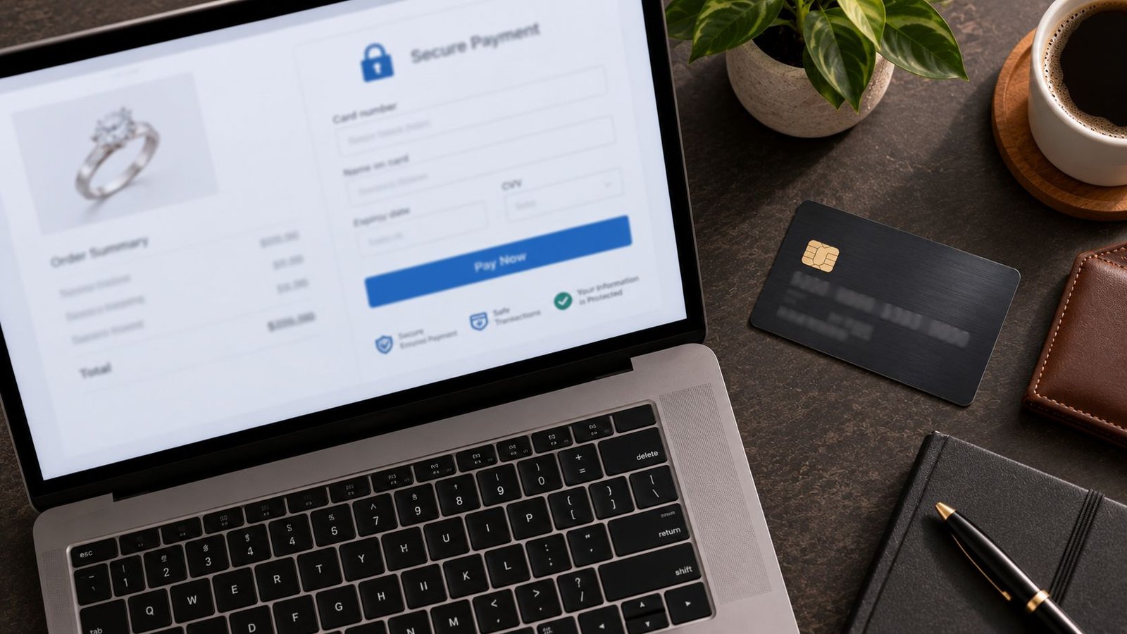 Lab grown diamond fraud avoided by using secure traceable payment methods