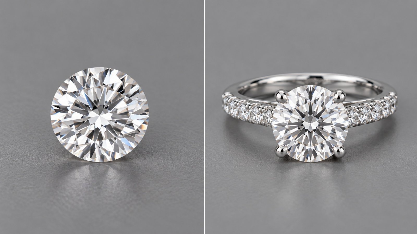 Comparing loose diamonds resale value against set jewelry