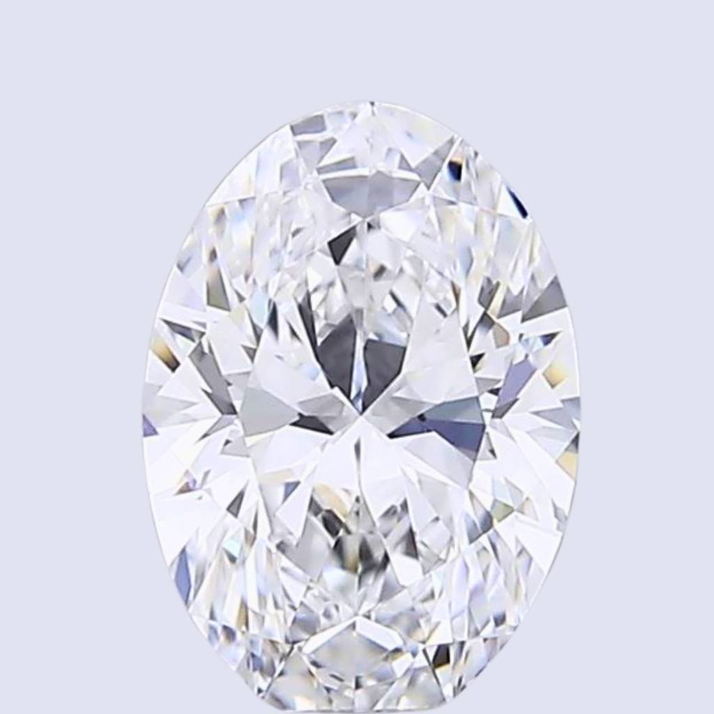 Oval Cut Loose Lab Grown Diamond with Brilliant Sparkle – Mira Art Collection