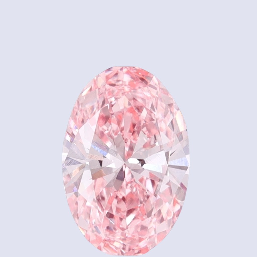 Oval Pink Lab Grown Diamond – Fancy Pink Color | Mira Art Collection