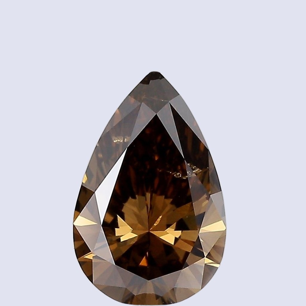 Pear Brown Lab Grown Diamond – Fancy Brown Color | Mira Art Collection