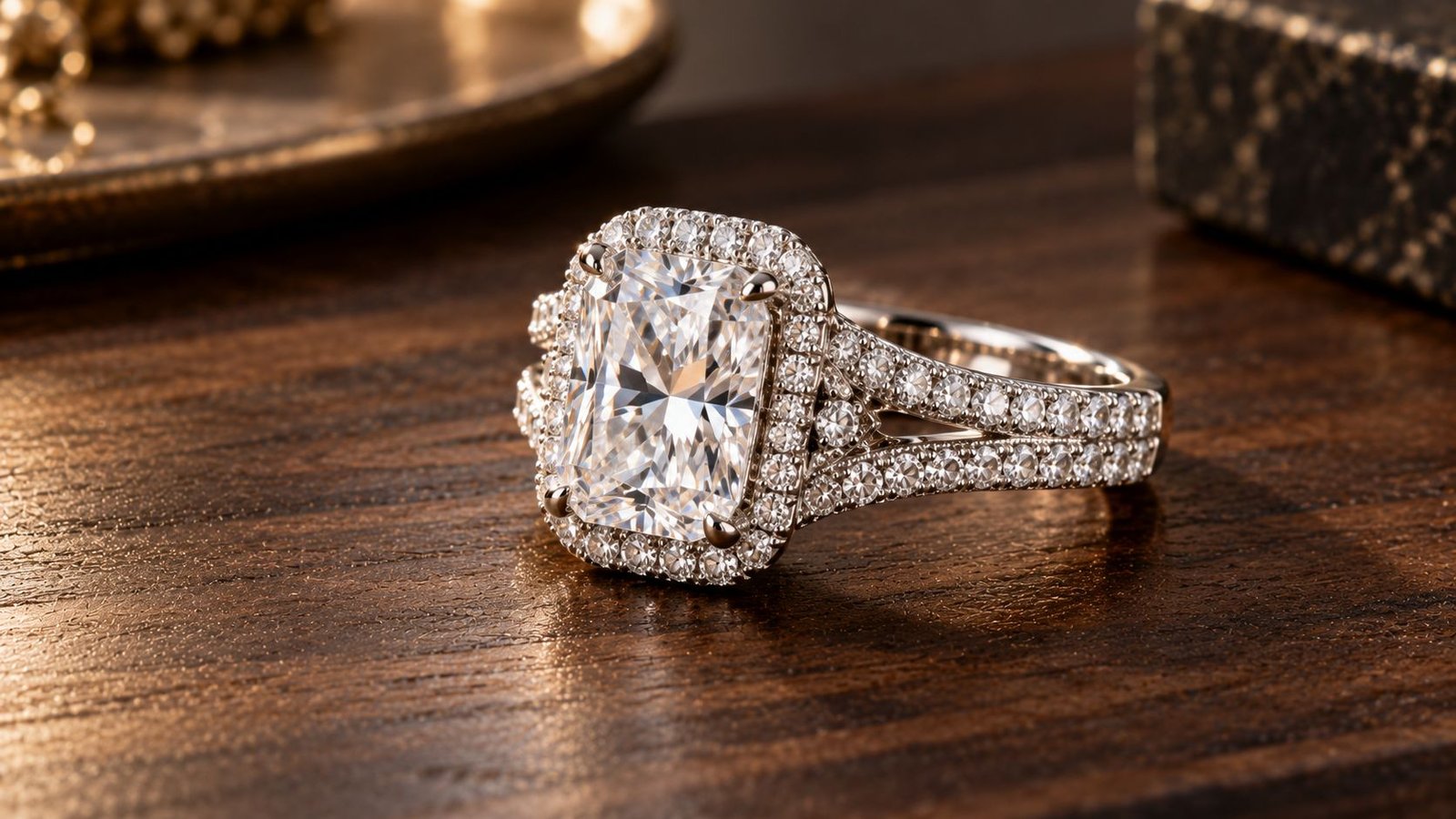 Diamond statement ring chosen to mark a personal achievement