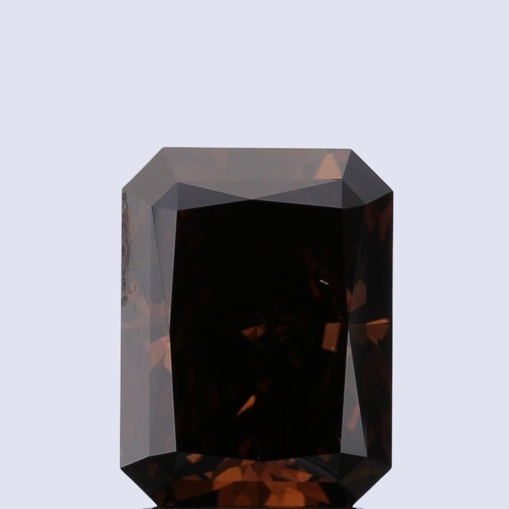 Radiant Orange Lab Grown Diamond – Fancy Orange Color | Mira Art Collection