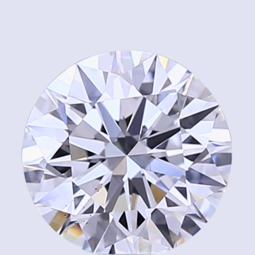 Round Brilliant Cut Loose Lab Grown Diamond with Excellent Sparkle – Mira Art Collection