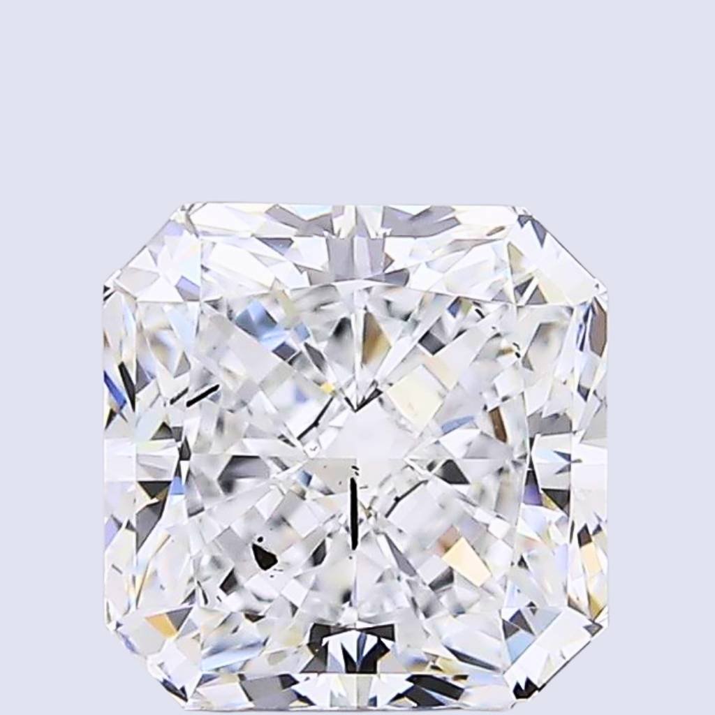 Square Radiant Cut Loose Lab Grown Diamond with Brilliant Facets – Mira Art Collection