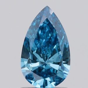 1.00 ct Pear BLUE VS2 IGI Certified Lab Grown Diamond