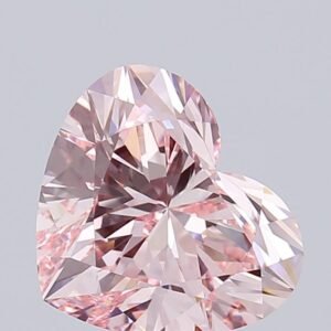 5.06 ct Heart PINK VVS2 IGI Certified Lab Grown Diamond
