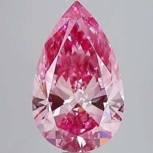 5.01 ct Pear PINK VS1 IGI Certified Lab Grown Diamond