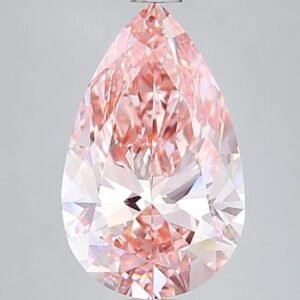 7.04 ct Pear PINK VS2 IGI Certified Lab Grown Diamond