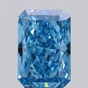 3.00 ct Radiant BLUE VS2 IGI Certified Lab Grown Diamond