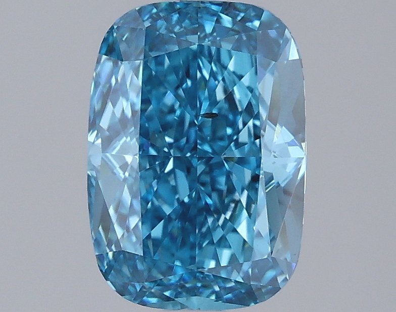 2.01 ct Cushion BLUE VS2 IGI Certified Lab Grown Diamond