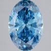 2.50 ct Oval BLUE SI1 IGI Certified Lab Grown Diamond