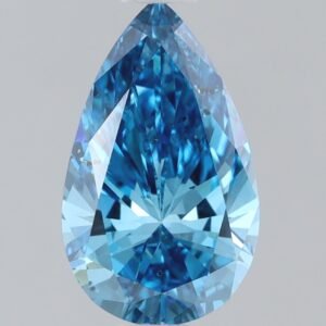 0.88 ct Pear BLUE SI1 IGI Certified Lab Grown Diamond