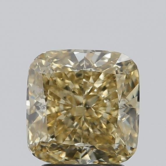 2.55 ct Cushion YELLOW VS1 IGI Certified Lab Grown Diamond