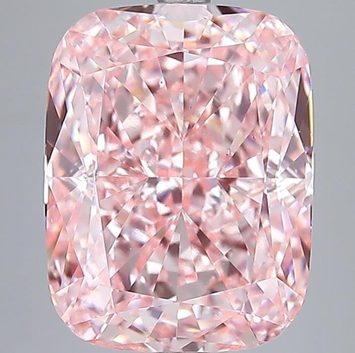 8.00 ct Cushion PINK VS2 IGI Certified Lab Grown Diamond